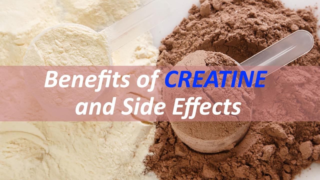 Benefits of Creatine & Side Effects