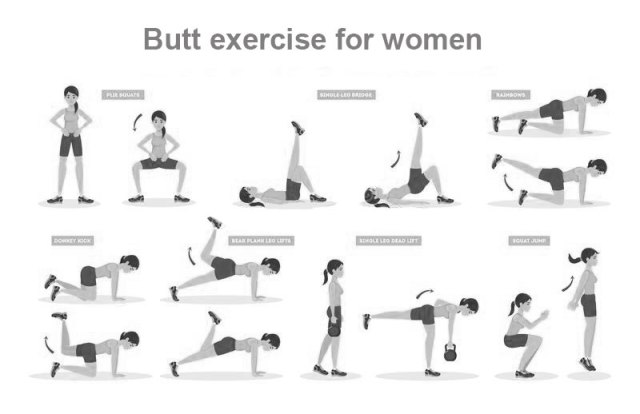 Butt exercise for women