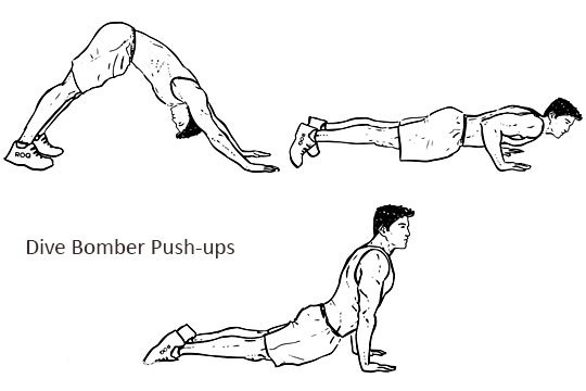 Dive Bomber Push-ups