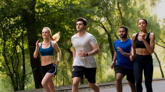 running